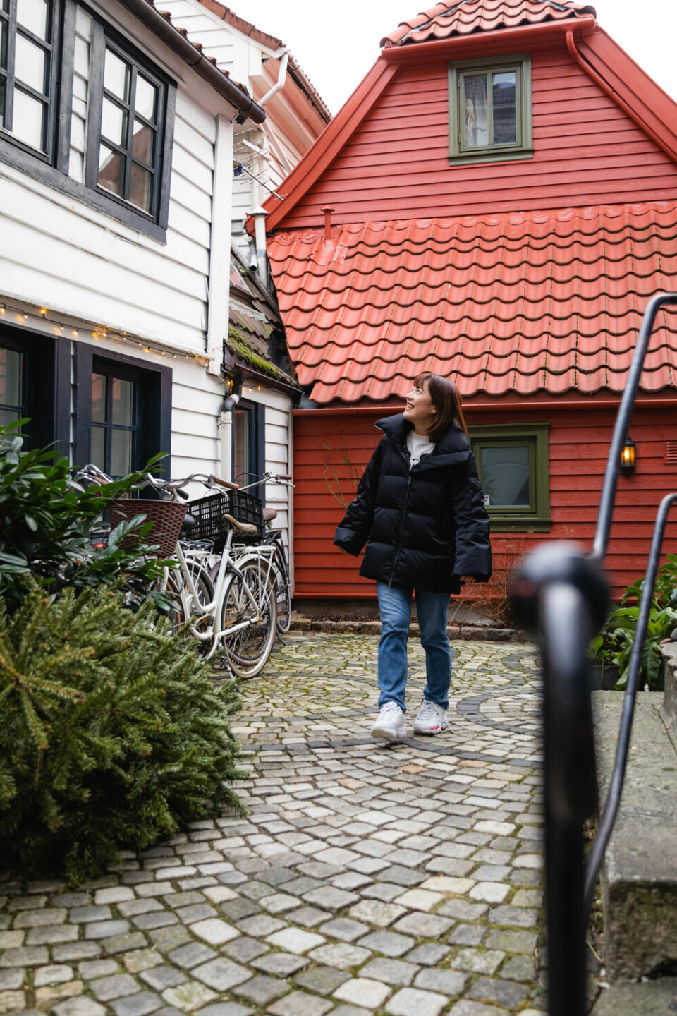 EXPLORING. Moka Nakazawa arrived in Bergen in January for her exchange semester. PHOTO: Peter Apolinario.