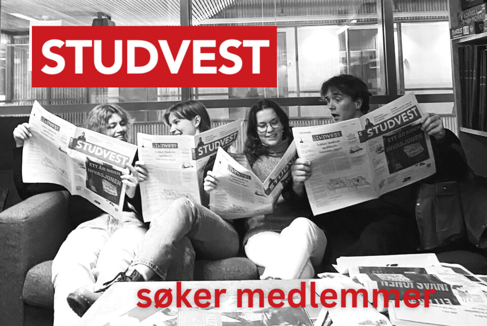 Studvest søker nye medlemmer. FOTO: Liv Mari Lia