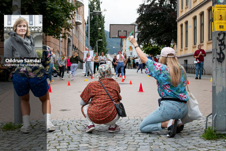 MEDIEDEKNING. Nyansert og mer positiv mediedekning, hvor alkohol ikke er i sentrum, kan også være viktig for nye studenters og fadderes forventninger om hva uken handler om, skriver Oddrun Samdal, viserektor ved Uib.