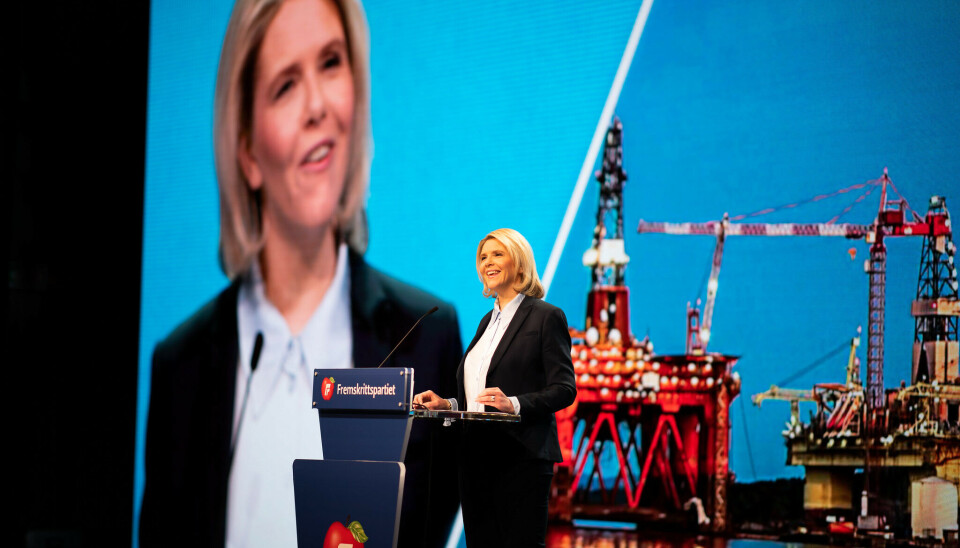 BYKS: Frp er tredje største parti og gjør størst fremskritt fra i fjor og ender på 17,8 prosent, ifølge ny måling fra Sentio.