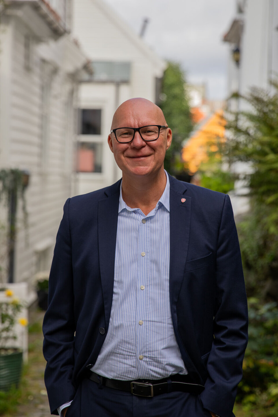 PÅ HJEMMEBANE: Når Rune Bakervik ikke er Ap-Rune er han Pappa-Rune. FOTO: Maiwenn Knapskog