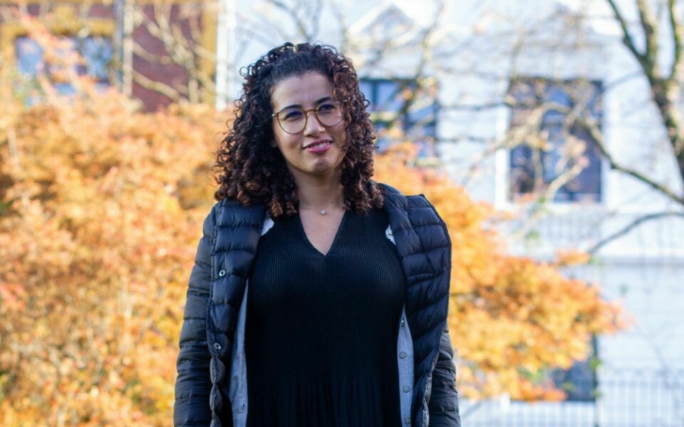 MOTIVATED. Nada Oub is motivated to learn Norwegian. She has plans to stay in Norway after finishing her degree.