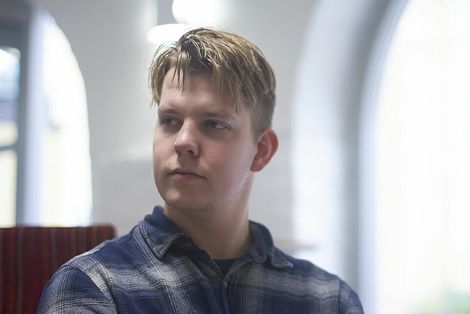 DÅRLIG UTVALG. Svein Kollen tror grunnen til at få HF-studentene er med i studentforeninger kan skyldes mangel på informasjon og utvalg. FOTO: Elin Gjeraker.