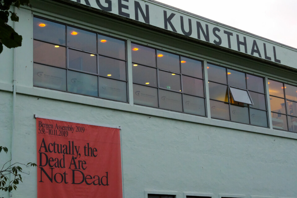 TEMPORARY EXHIBITION. Actually, the Dead Are Not Dead at Bergen Kunsthall