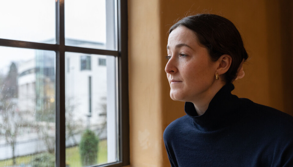 STUDENT OG FORFATTAR: Medan ho gjekk på skapande skriving på Skrivekunstakademiet i Bergen, starta Ellen Løvhaug Harrison å skrive boka «Søv berre når du søv».
