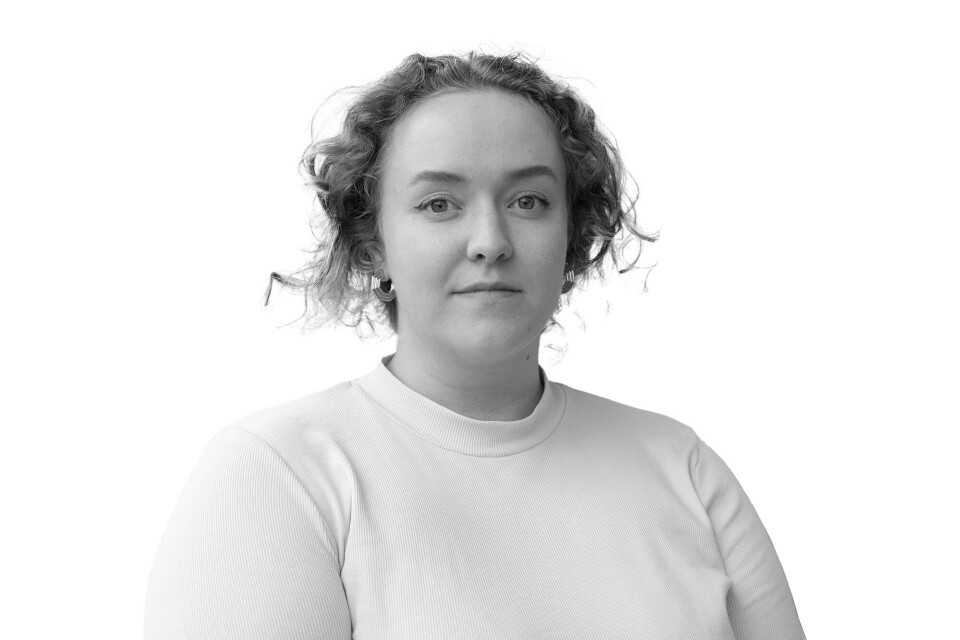 KVOTE. Når har man brukt opp utropstegnene i en e-post, spør journalist Elisa Alfsen Hommeland. FOTO: Truls Skram Lerø KVOTE. Når har man brukt opp utropstegnene i en e-post, spør journalist Elisa Alfsen Hommeland. FOTO: Truls Skram Lerø