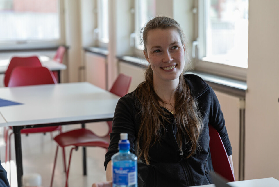 YRKESAKTIV STUDENT. Michelle Glesnes er student og feltingeniør. Rektoren hennar trur det vert fleire som vel same veg som henne framover.