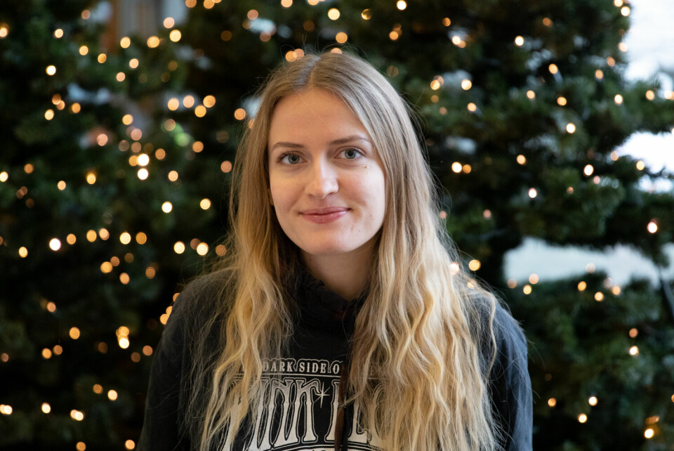NEW YEAR. Aliaksandra Haurusik thinks that New Year’s Eve is all about the special hours before 00:00. FOTO: Frøya Lofthus