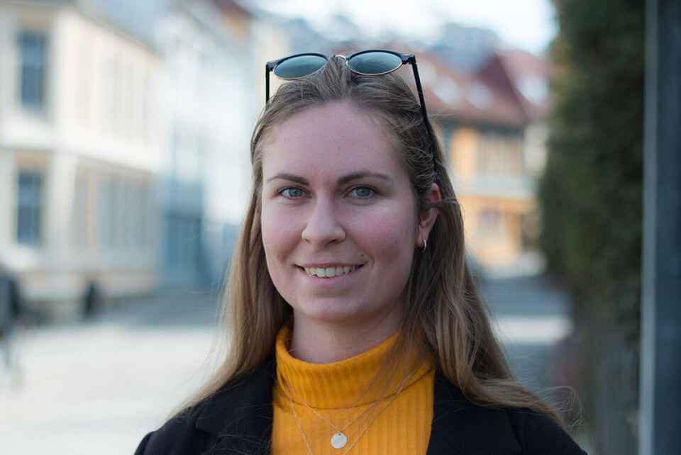 – FREMMET INGEN SAK. Medisinstudenten Follesø så ikke helt poenget med gatekunsten fra AFK. FOTO: Josef Kosler. – FREMMET INGEN SAK. Medisinstudenten Follesø så ikke helt poenget med gatekunsten fra AFK. FOTO: Josef Kosler.