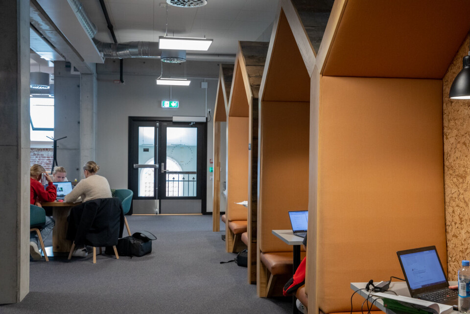 ÅPNET. U.Pihls åpnet i september, til glede for mange studenter som benytter seg av arbeidsplassene.