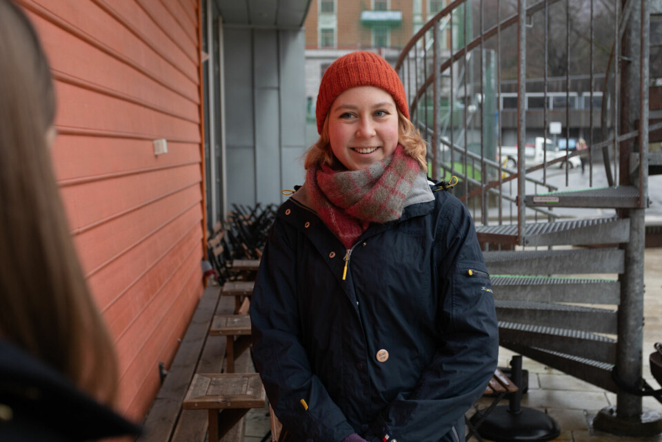 AVBREKK. Vilde Linnea Schøyen Lervik håper at festivalen kan gi studenter en pause fra en kjedelig hverdag.