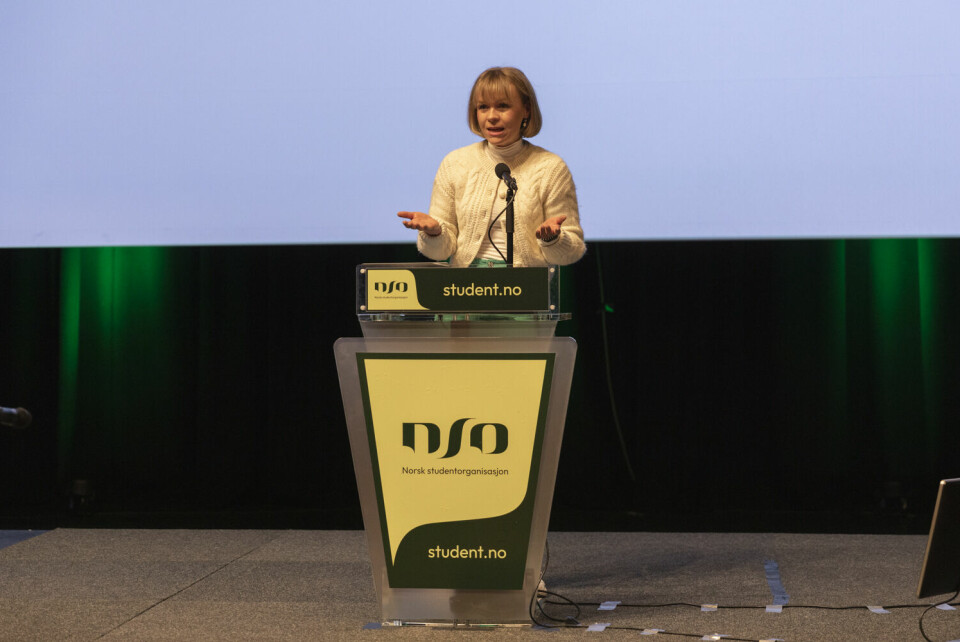 ORGANISASJON: NSOs påtroppende leder Oline Marie Sæther ble valgt frem på landsmøtet 2023.