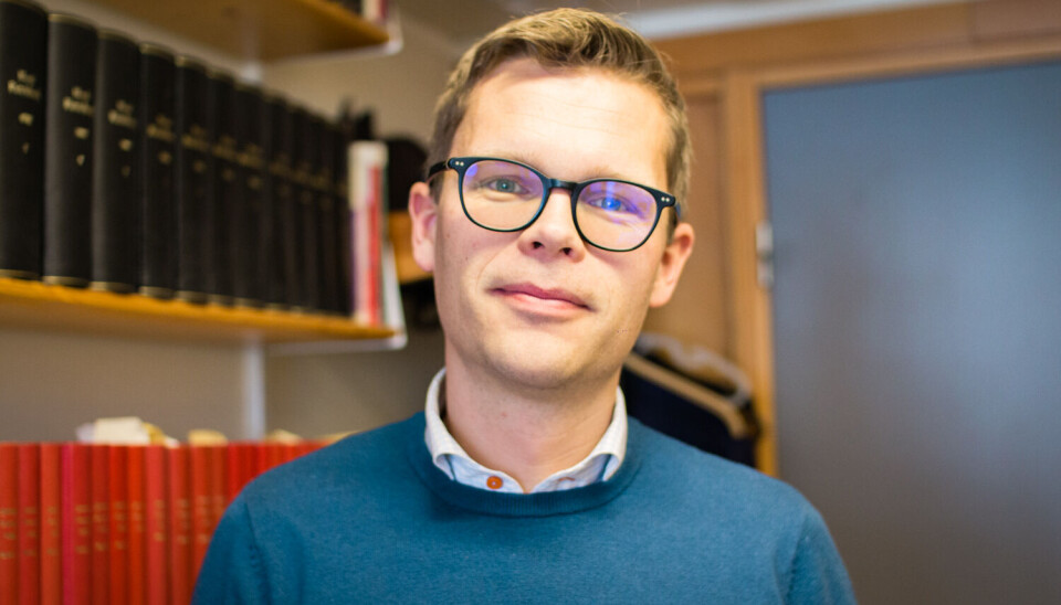 FORSTÅELSE: Visedekan Halvard Haukeland Fredriksen, er skeptisk til presset som kommer fra arbeidslivet, men forstår at studentene ønsker bedre karakterer.