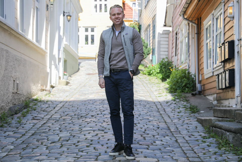 FIKK NAPP: Lille fikk sommerjobb da han sendte en åpen søknad til Grieg Investor. FOTO: Mads Haram Halvorsen