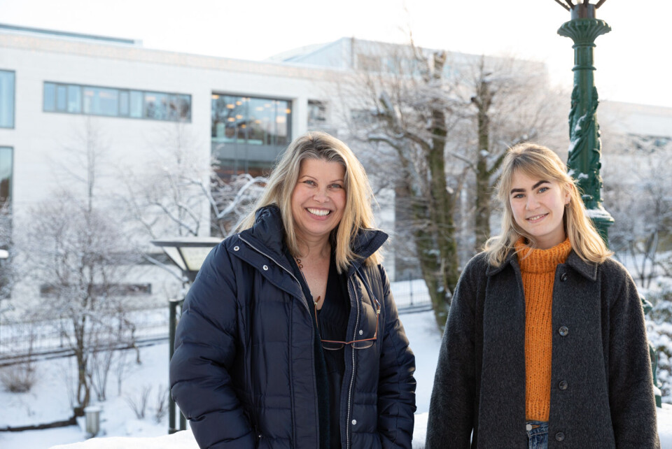 KLARE TIL SØNDAG. Klimaforskar Kikki Flesche Kleiven og student Vilde Friis Ruud gjev oss 4,54 milliardar år med klimahistorie på 200 minutt.