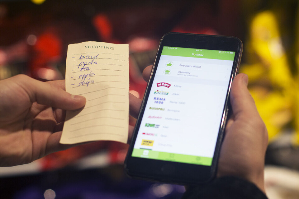 APPS. Using discount applications on your phone is one way to save money.