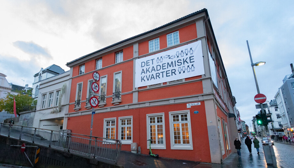 SENTRALT: Kvarteret ligger plassert midt i studentens hovedpulsåre.