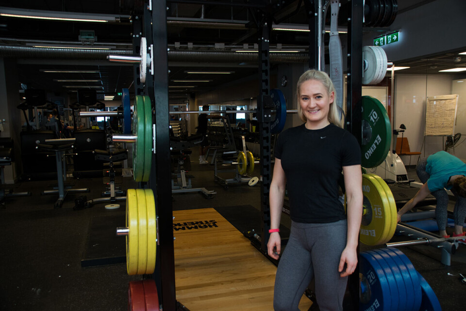 FORDOMMER: Pernille Lindseth sier det eksisterer mange fordommer mot fitness, men at reaksjonene hovedsakelig er positive. FOTO: Nora Elvestad.