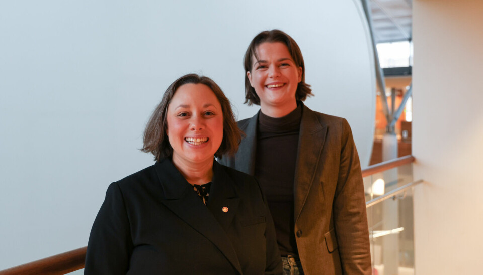 BLIDFISER: Byråd for barnevern, sosiale tjenester og mangfold, Charlotte Spurkeland og styreleder i Sammen, Amalie Lunde.