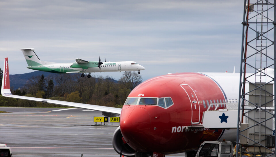 Fly, Flesland, Widerøe, Norwegian