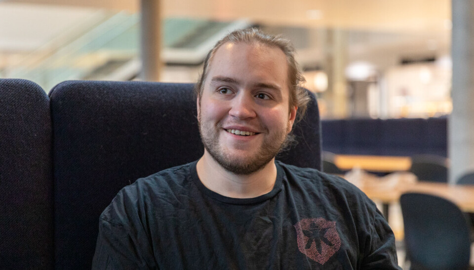 WALK IN THE PARK: German student Ludwig Gansel found it easy to find a job in Norway.