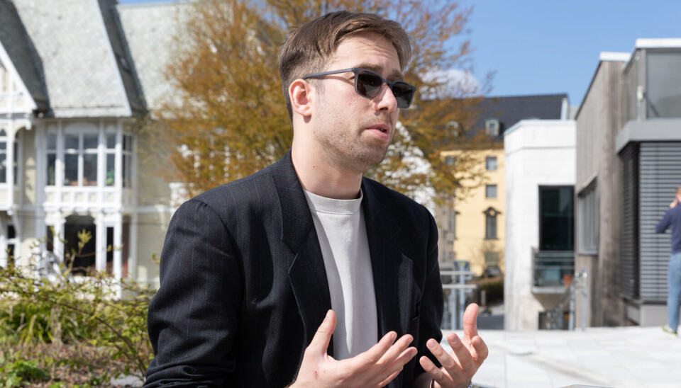 FORNØYD: Student At Risk-student Mstislav Grivachev er fornøyd med ordningen, selv om det har oppstått utfordringer.