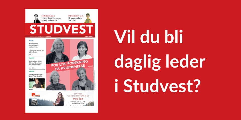 Studvest søker daglig leder
