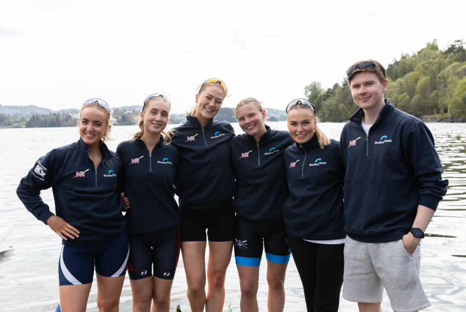 FULL KONTROLL: Denne gjengen var ansvarlige for planleggingen av det vellykkede arrangementet.