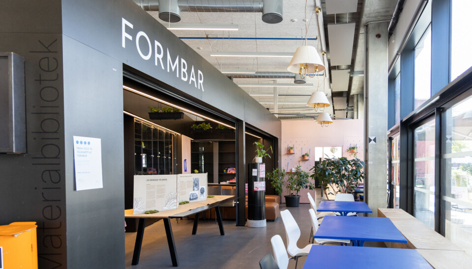 UBRUKT POTENSIALE: Gruppa har jobba hardt med å gjere om området til ny studentbar.