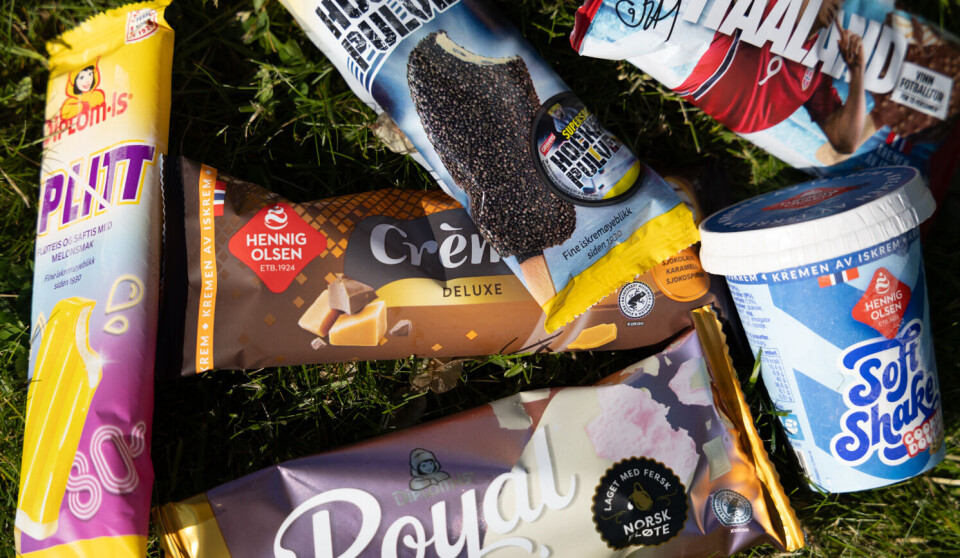 TUTTIFRUTTI: Her er det is i alle smakar