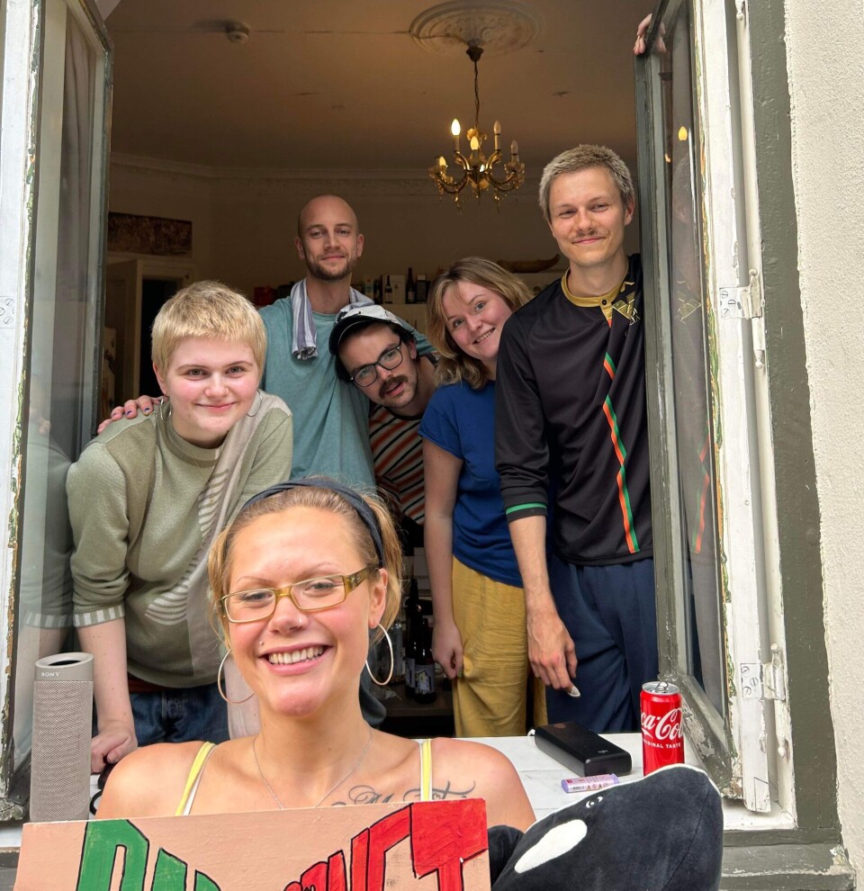 GJENGEN: Det var disse som solgte pizza ut av vinduet. Følg med på @parkhjørnet om du vil teste neste gang.