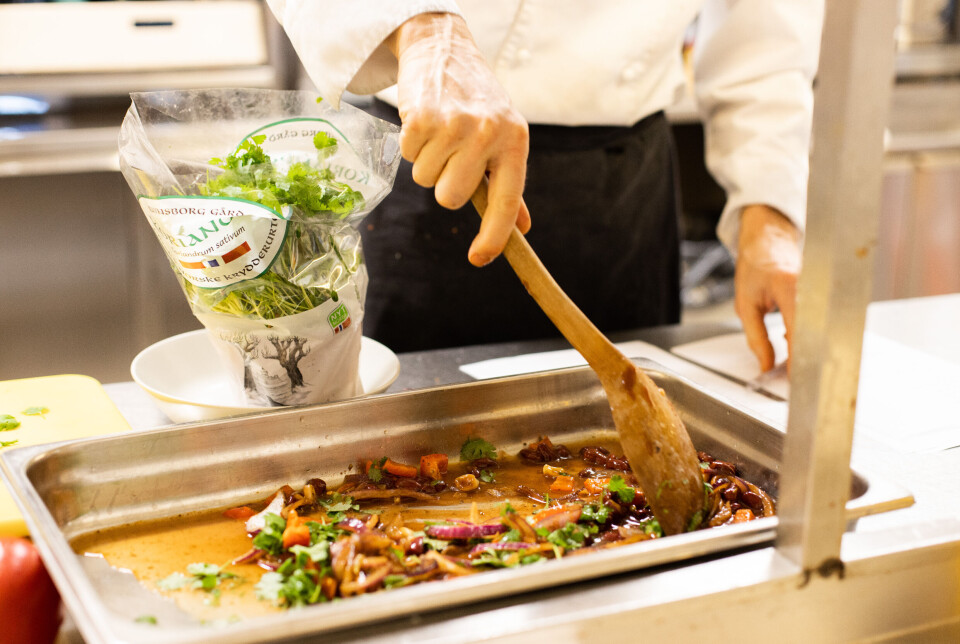 PLANTEBASERT: Grønn Framtid vil at kantiner skal tilby vegetarmat som både smaker godt, og er bra for miljøet.