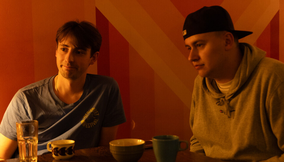 NIXN OG ONGE POGBA: De to kompisene skal ikke gi seg med musikkproduksjonen helt enda.