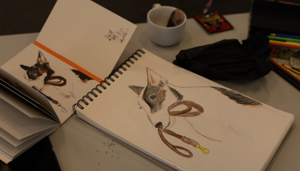 KUNST: Alle stilarter og ferdigheter er velkommen i Kitsch kunstklubb for ansatte ved UiB.