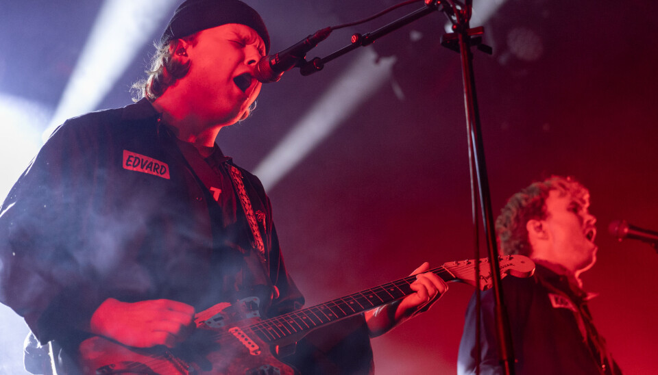 I FYR OG FLAMME: Forrige helg spilte rockbandet Brenn. konsert på USF Verftet.