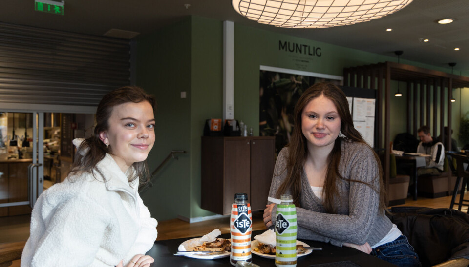 FOR STUDENTENE: Helle Abrahamsen og Torine Bronken mener det kan være utfordrende å unngå ultraprosessert mat med studentbudsjett og en travel hverdag.