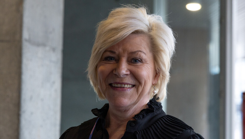 I BERGEN: Preik med Siv Jensen på Vestlandskonferansen 11. feburar.