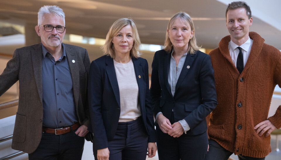 TEAM HAGEN: Dette er det nye laget som skal lede UiB de neste årene.