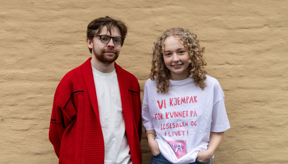 STUDENTPARLAMENTSVALG: Her er noen av representantene fra Venstrealliansen.