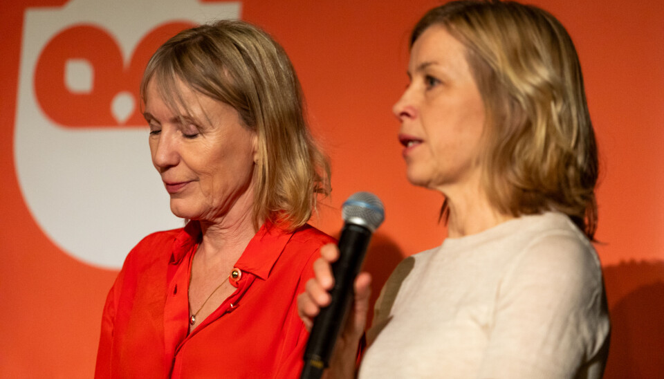 TEAM HAGEN: Rektorkandidat Hagen og prorektorkandidat Eliassen pratet blant annet om Sammen-kantinene.