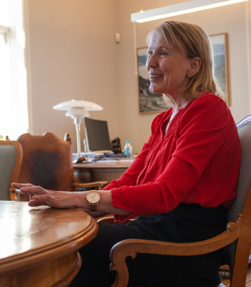 NATUR: UiB-rektoren er over gjennomsnittet interessert i naturvern og blomster.