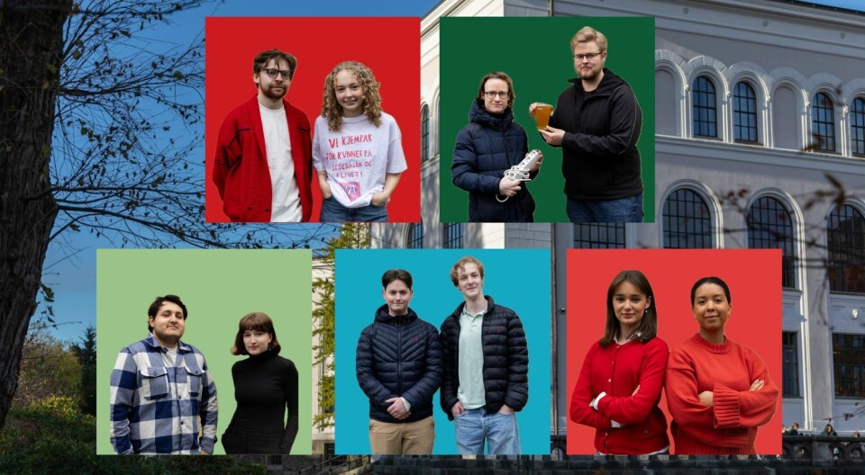 LISTENE: Dette er noen av kandidatene som ønsker en plass i Studentparlamentet.