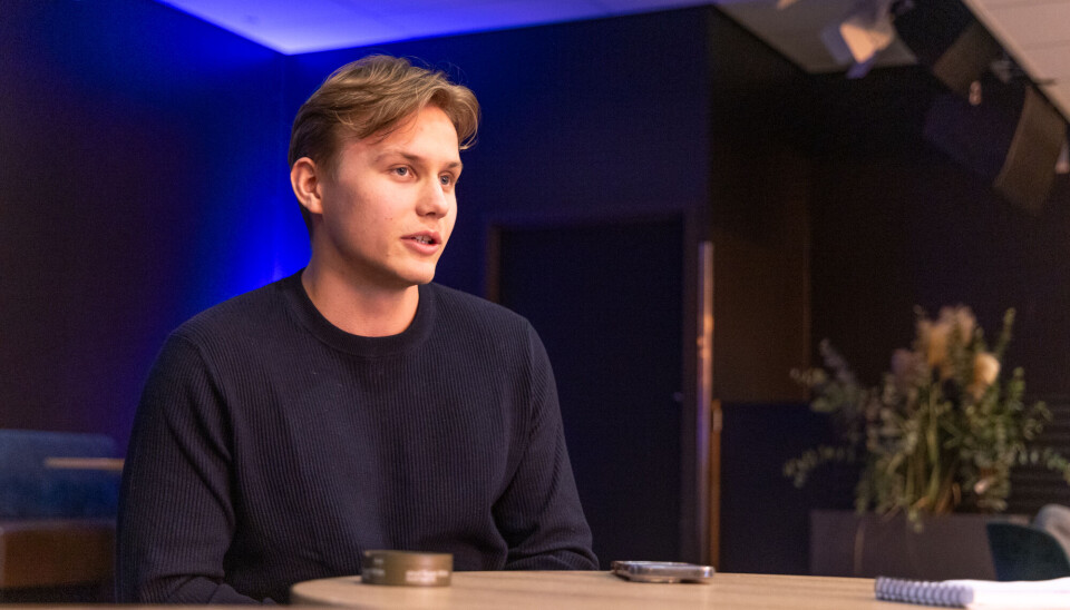 STUDENT: Georg Ugland studerer eiendomsmegling på BI i Bergen, og trives godt på studiet.