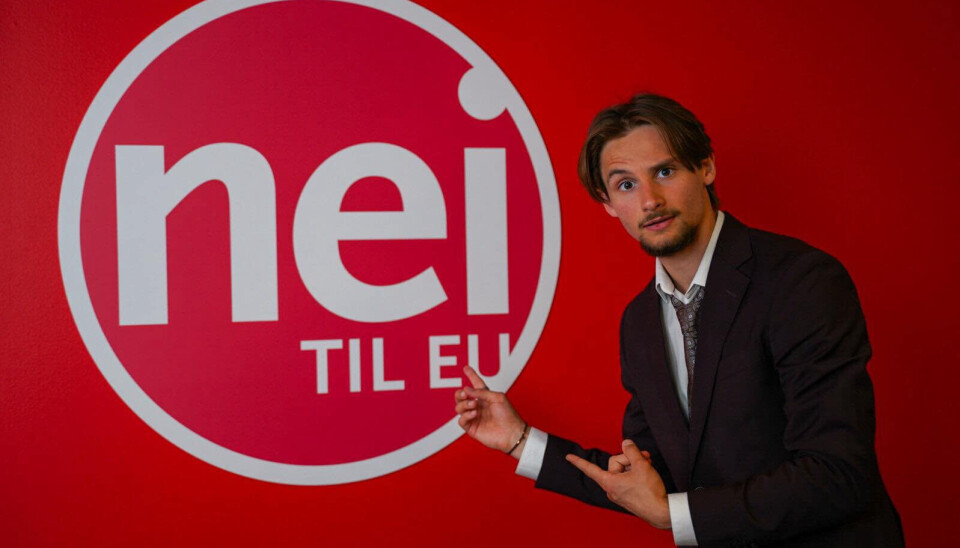 NEI TIL EU: Student Reidar Roll er kritisk til EU-medlemskap.