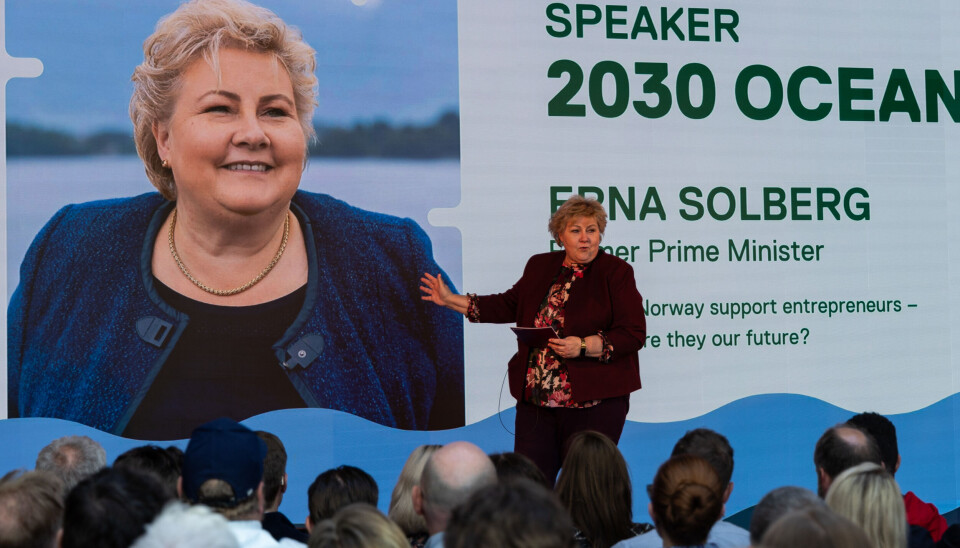 BERGEN: Erna Solberg ønskjer å satse på oppstartsbedrifter i Bergen.