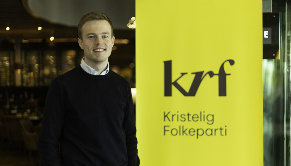 NYE TIDER: Krf har endret logoen til partiet.