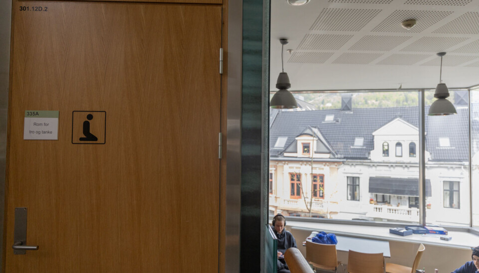 INKLUDERANDE: Livssynsrommet på Studentsenteret er ope for alle.