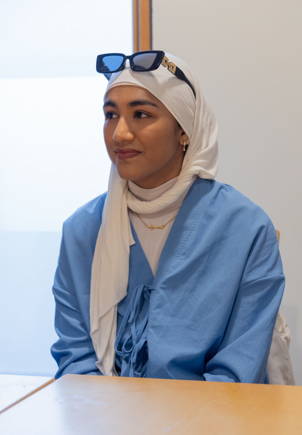 TILHØYRSLE: Nusrat Hossain (21) fekk eit felleskap gjennom MSIB.