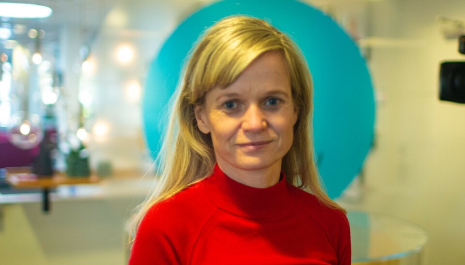 TIDLEGARE SJEF: Noverande redaksjonssjef i NRK Vestland, Linda Olin Reite arbeida som redaktør i Studvest i 1996.