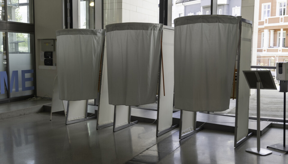 STEM: Fra mandag kan du stemme på Studentsenteret.